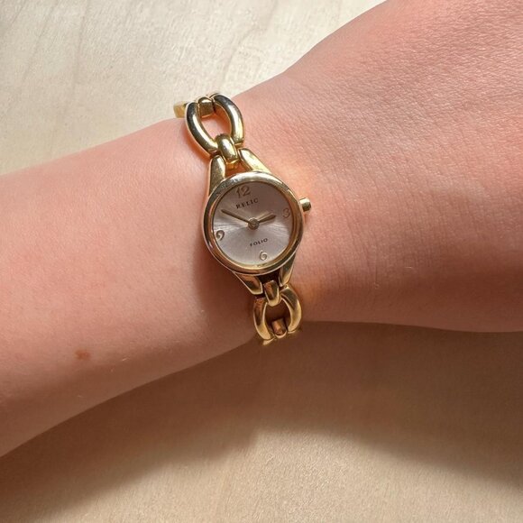 Gold Tone Small Watch - Picture 1 of 8
